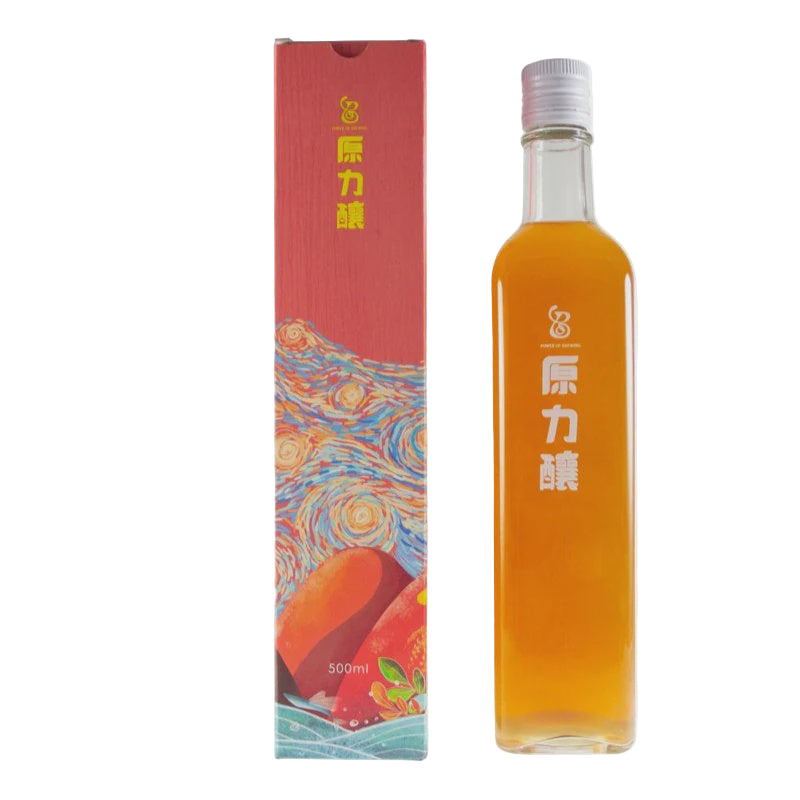 #6521 原力釀有機老薑酵醋 organic ginger Vinegar (心靈世界) 500ml, 12/cs