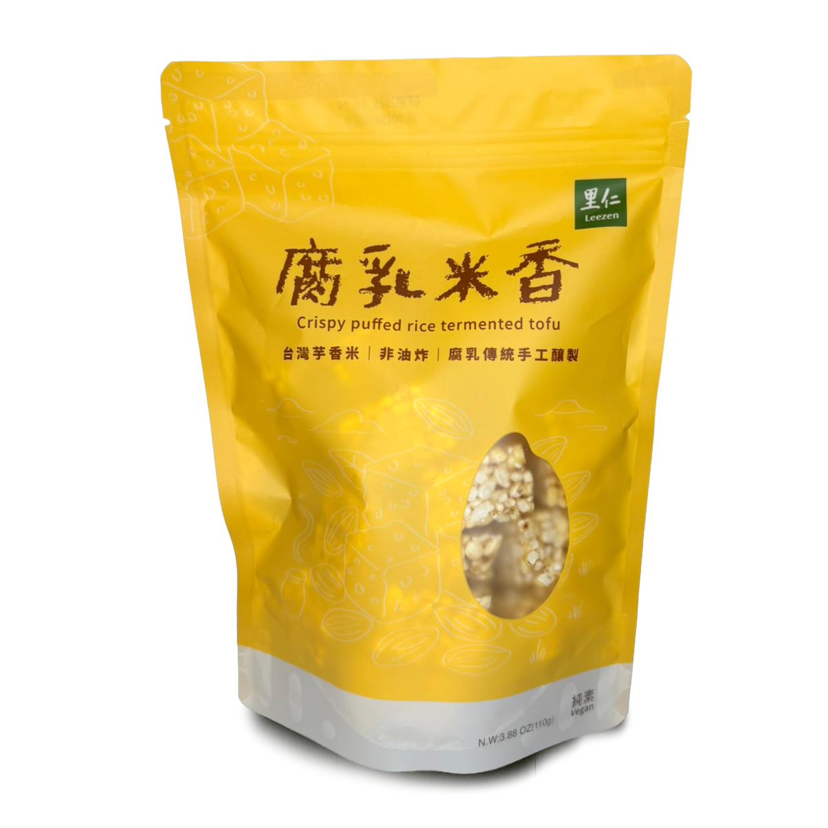 #6554 腐乳米香 Crispy Puffed Rice -Termented Tofu (里仁) 110g, 56/cs