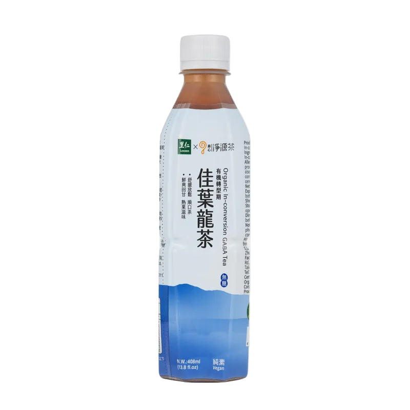 #6401 有機轉型期佳葉龍茶 Organic In-conversion GABA Tea (里仁)408ml, 24/cs