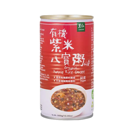 #6515 有機紫米八寶粥 Organic Purple Rice Congee (里仁) 350 g, 24/cs