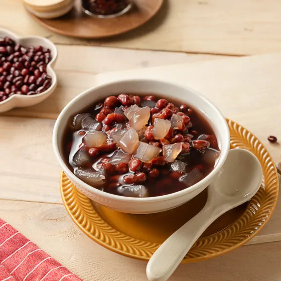 #6476 紅豆蒟蒻粉粿 Red Bean Soup with Konjar Tapioca Jelly (里仁) 250 g
