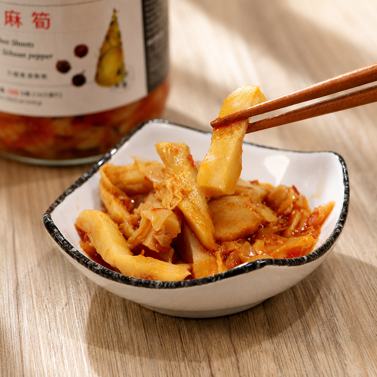 #6183 椒麻筍 Bamboo Shoots with Sichuan Pepper (明德) 410 g