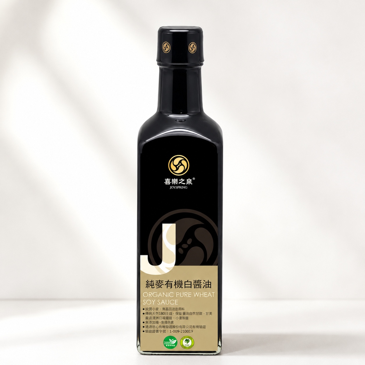 #2223 有機純麥白醬油 Organic Pure Wheat Soy Sauce (喜樂之泉) 500 ml