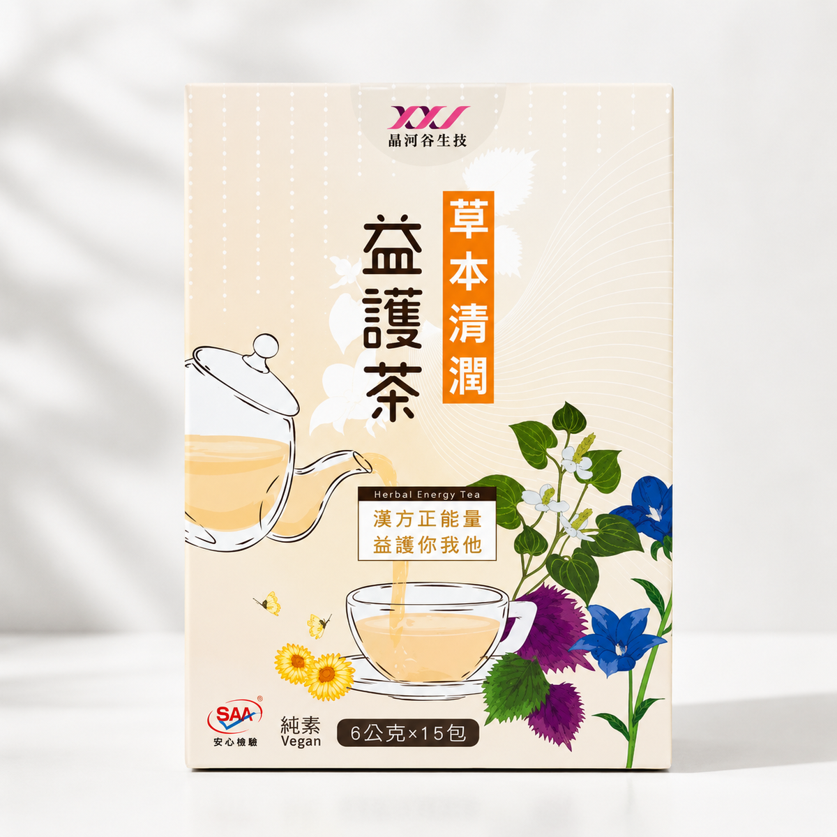 #5992 草本清潤益護茶 Herbal Energy Tea (里仁) 90 g (6 g × 15 pk)