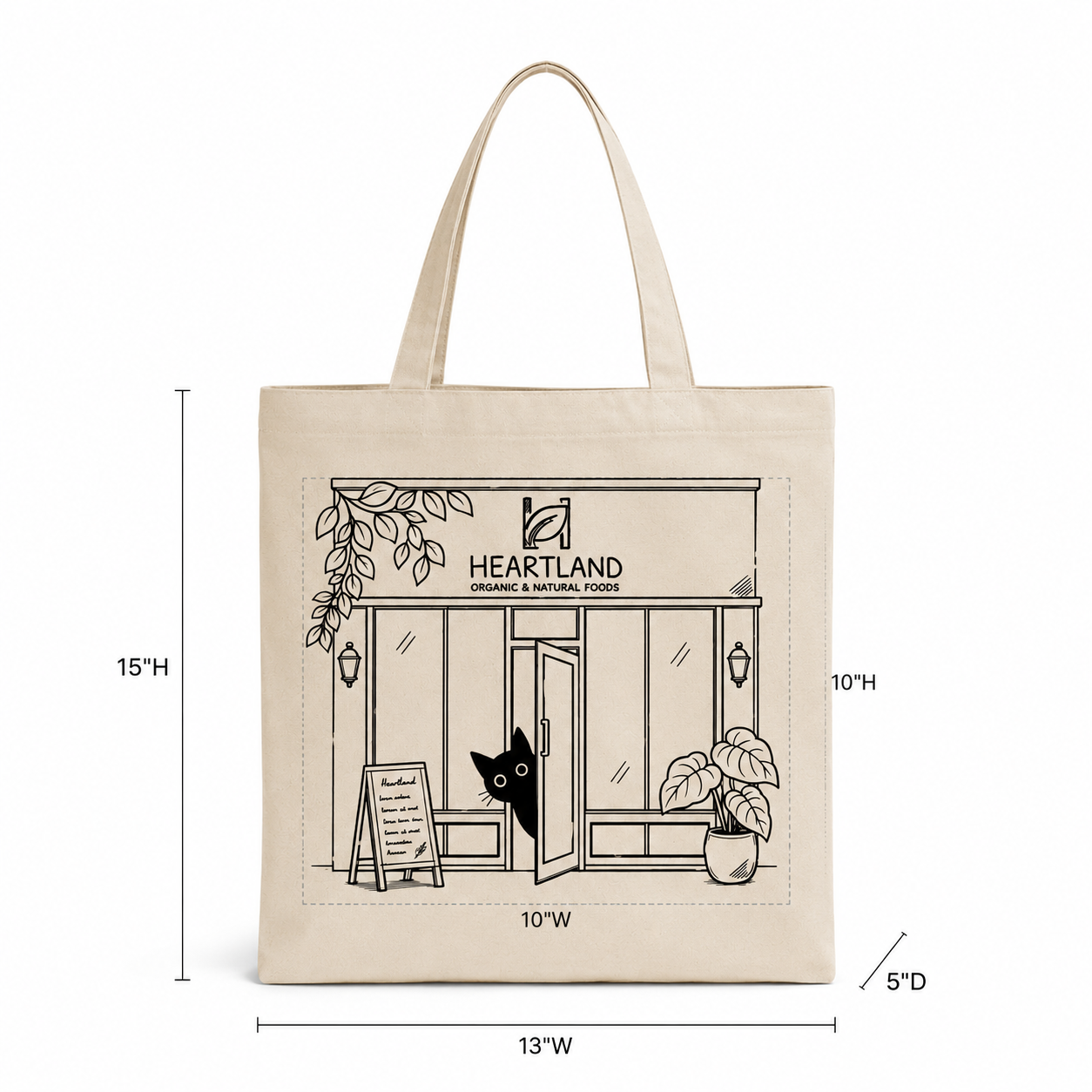 GWP 黑貓店長帆布袋 Black Kitty Store Manager Tote Bag-Not For Sale