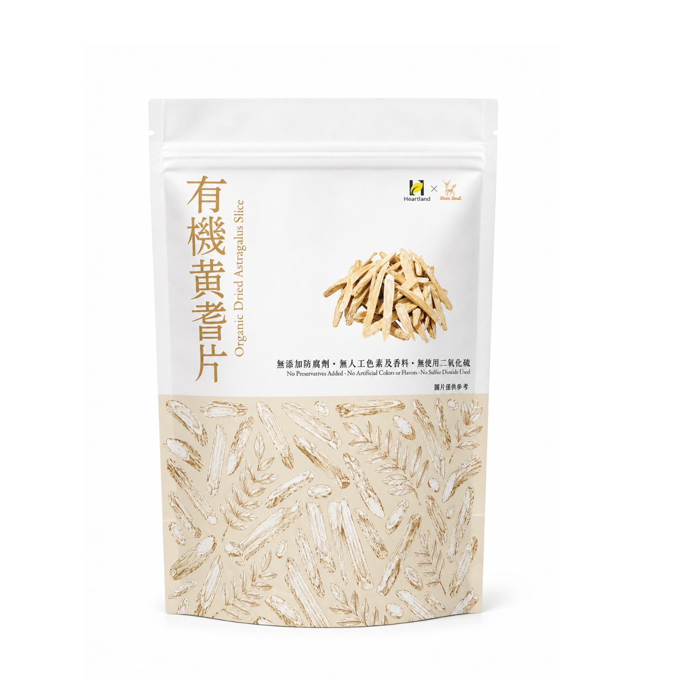 #6663 有機黃耆片 Org. Astragalus (deer soul), 100g