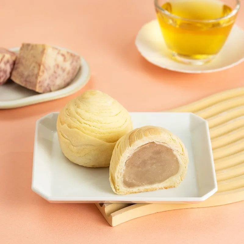 #5112 芋頭酥3入 Taro Pastry-Vegan (餐御宴) 180g, 32/cs
