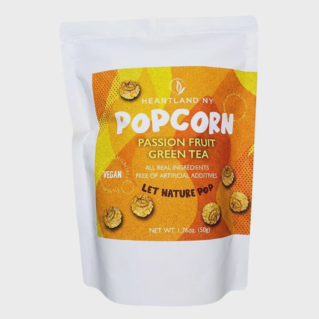 #6683 百香綠茶爆米花 Passion Fruit Green Tea Popcorn (HNY), 50g 30/cs