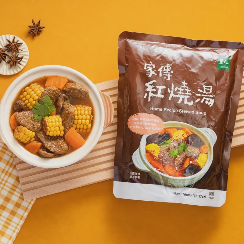 #6622 家傳紅燒湯 Home Recipe Stewed Soup (里仁) 1000g, 10/cs
