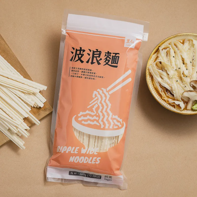 #6611 波浪麵 Ripple Wide Noodles (里仁) 300g, 20/cs