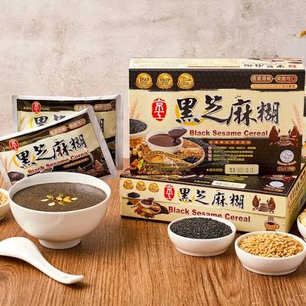 #3501 黑芝麻糊 Black Sesame Cereal 10 pk (京工) 37 g × 10 packs