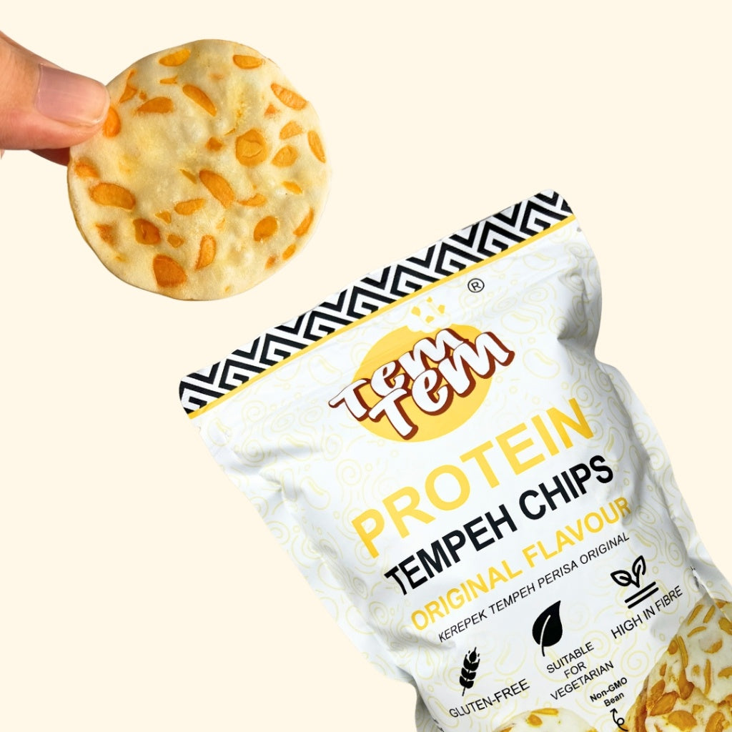 #6679 天貝脆片-原味 Protein Tempeh Chips Original (悅意) 100g, 24/cs