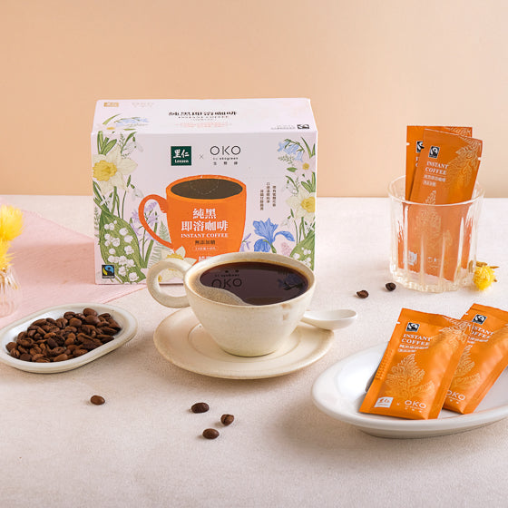 #6045 公平貿易純黑即溶咖啡 Fairtrade Instant Coffee (里仁) 117g-45pcs, 24/cs