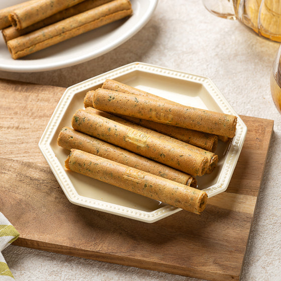 #2221 海苔麥麩卷 Seaweed Wheat Bran Rolls (里仁) 128 g, 24/cs