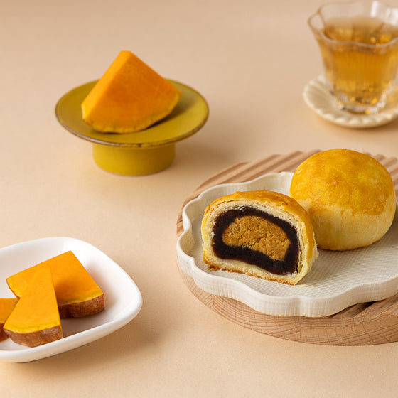 #5840 金旦酥3入 Vegetarian  Egg Yolk Pastry (餐御宴) 180g, 32/cs