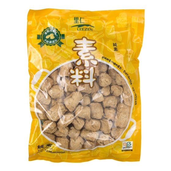 #1625 弘陽-素豆塊 Hung Yang Vege Soy Fiber Chunk (里仁) 300 g, 12/cs