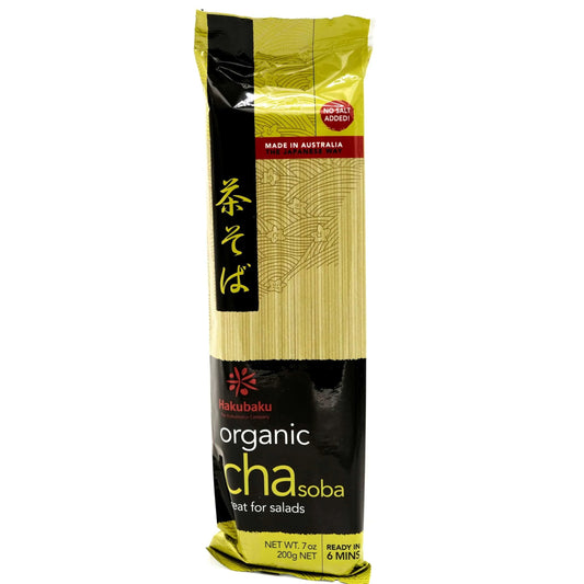 #1441 有機茶蕎麥麵條[無鹽] Org noodle no salt-Cha Soba (JFC) 7 oz, 12/cs