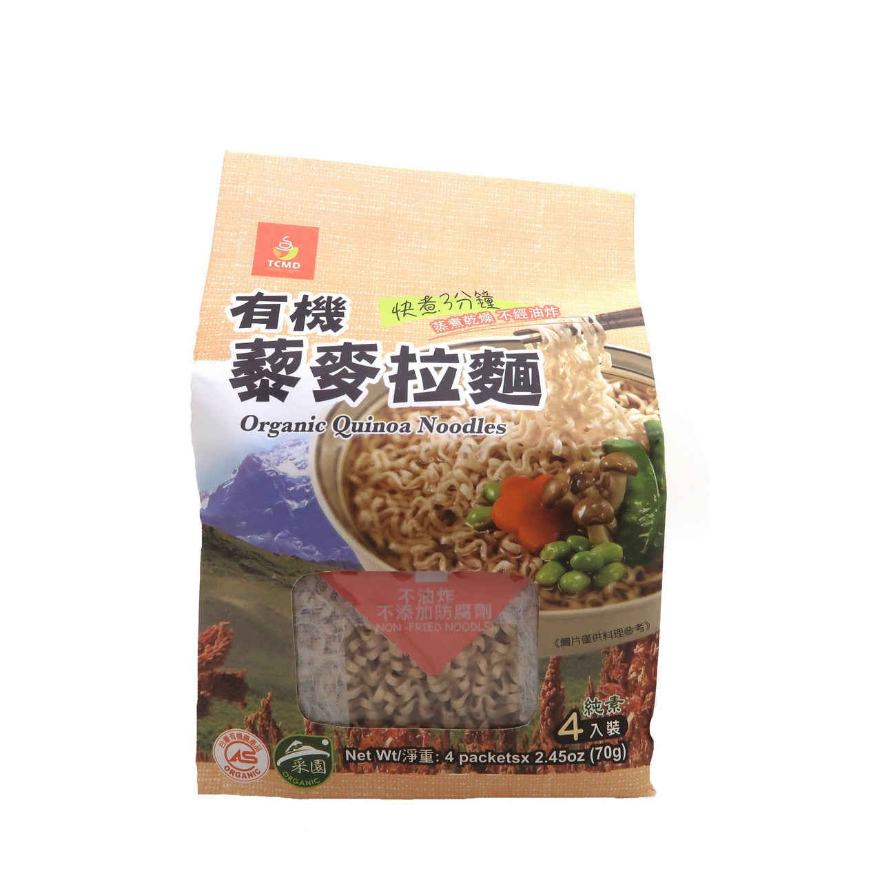 #5195 有機藜麥拉麵 ORGANIC QUINOA RAMEN (承昌) 280 g, 12/cs