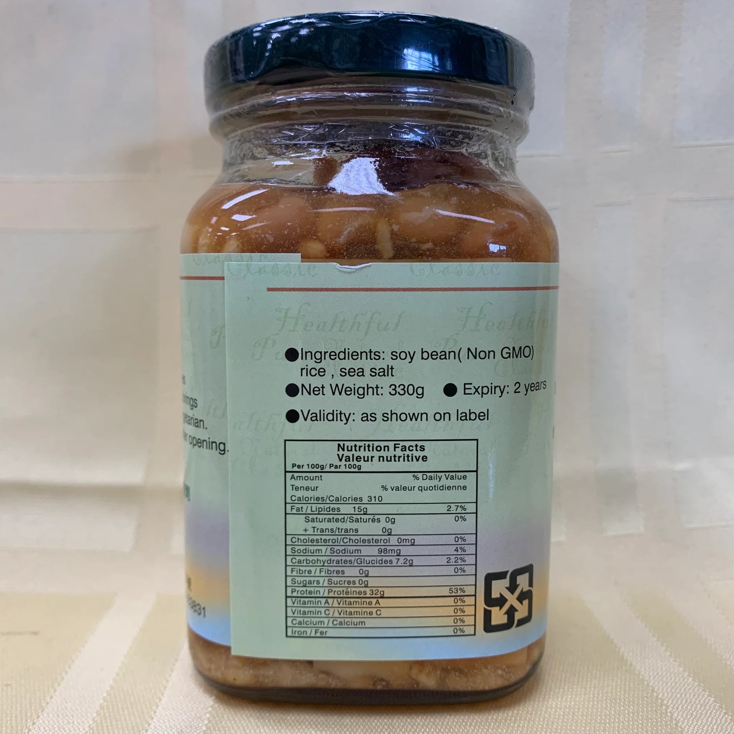 #5182 陳年釀豆腐乳-原味 Preserved bean curd - original (禾一發) 330 g, 12/cs