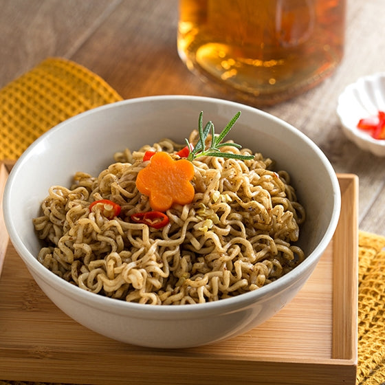 #2371 炸醬乾拌麵 Noodles w Soy Bean Paste (里仁) 90 g, 30/cs