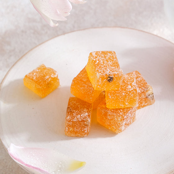#5405 法式水果軟糖-百香果 Passion Fruit Fruit Jelly (里仁) 100g, 24/cs