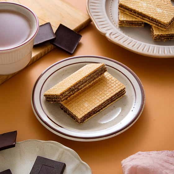 #2621 巧克力夾心酥 Chocolate Cream Wafers (里仁) 400 g, 8/cs