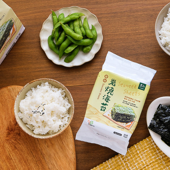 #2389 岩燒海苔 Seaweed Sheets (里仁) 12g x 4packs, 24/cs