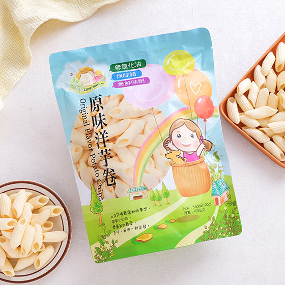 #2138 原味洋芋卷 Potato Chips (里仁) 100 g, 24/cs