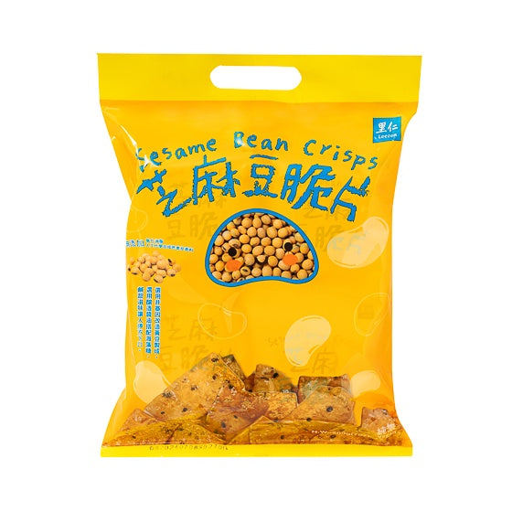 #6166 芝麻豆脆片 Sesame Bean Crisps (里仁) 200g, 12/cs