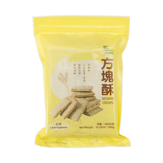 #1409 方塊酥 Sesame Crisps (里仁) 300 g, 12/cs