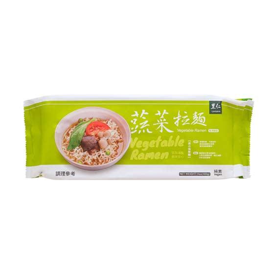 #1406 蔬菜拉麵 Noodles Vegetable (里仁) 400 g, 12/cs