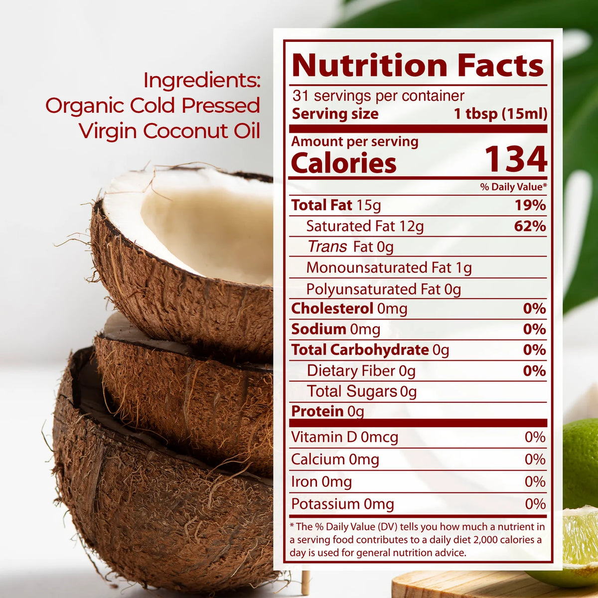 #3198 有機椰子油 Organic Raw Coconut Oil (Kevala) 16 oz