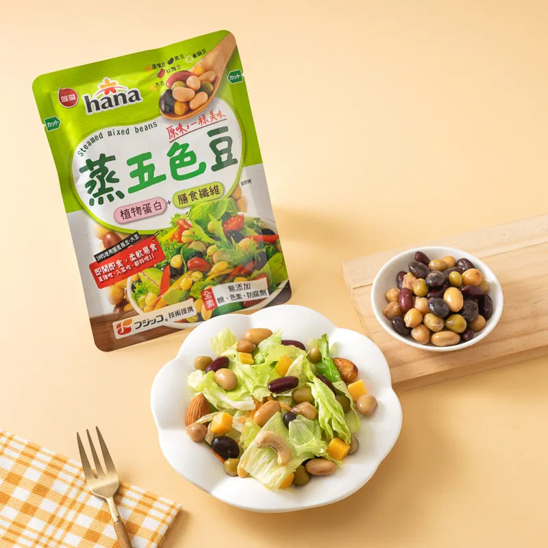 #6372 蒸沙拉豆 Steamed Mixed Bean (里仁) 65 g