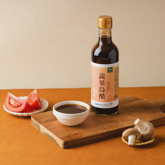 #6384 蔬果烏醋 Vegetarian Black Vinegar (里仁) 300ml, 12/cs