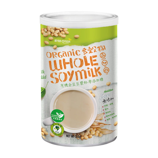 #6471 歐特有機全豆豆漿粉-零添加糖	OTER Organic Whole SoyMilk-No Sugar Added (歐特) 350g, 12/cs