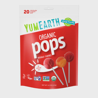 #4387 有機棒棒糖 Org Lollipop  (UNFI) 4.3 oz, 12/cs