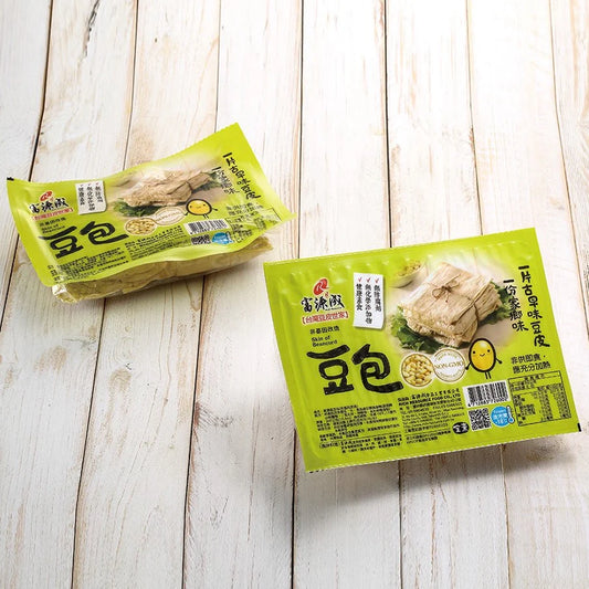 #4132 生豆包 Fresh Bean Curd Rolls (富源成) 300 g, 30/cs