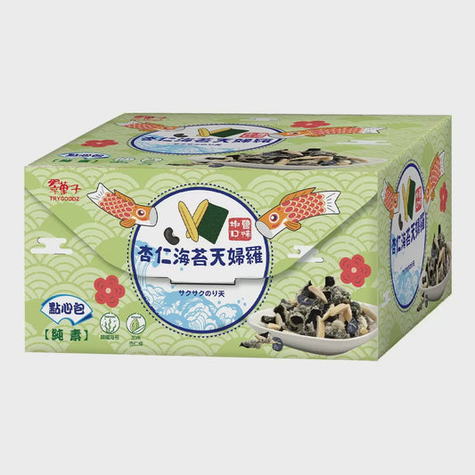 #6338 杏仁海苔天婦羅 Crispy seaweed with almond flakes (豆之家) 500g, 12/cs