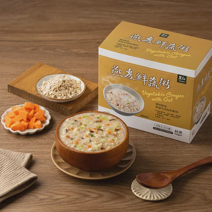 #6393 燕麥鮮蔬粥 Vegetable Congee with Oat 30 g × 10 (里仁), 12/cs