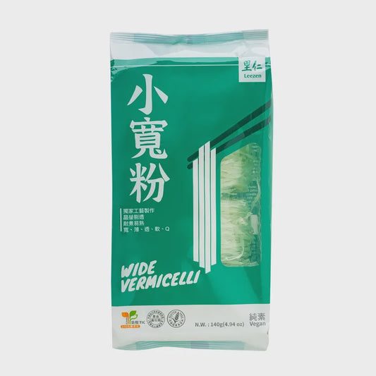 #6526 小寬粉 Wide Vermicelli (里仁) 140g, 24/cs