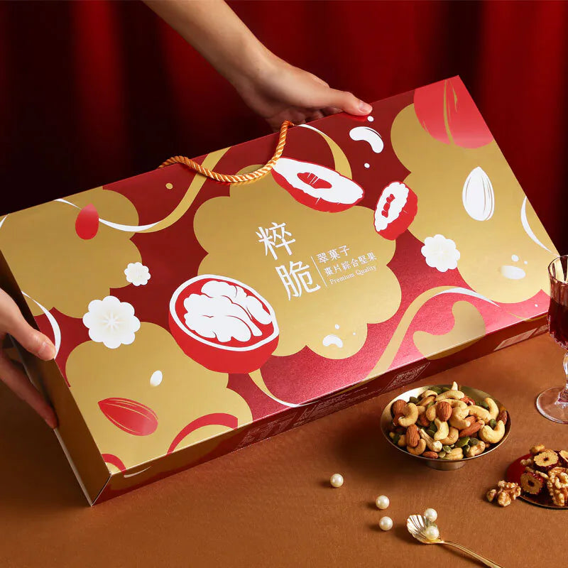#6339 翠菓子 粹脆棗片綜合堅果禮盒 Mixed Nuts with Red Dates Gift Box (豆之家) 400 g (20 g × 20 pk)