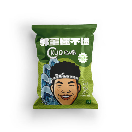 #6307 KUO巴脆-日式岩燒海苔風味 Protein Crisp-Seaweed Flavor (鈺統) 30g, 20/cs