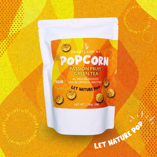 #6683 百香綠茶爆米花 Passion Fruit Green Tea Popcorn (HNY), 50g 30/cs