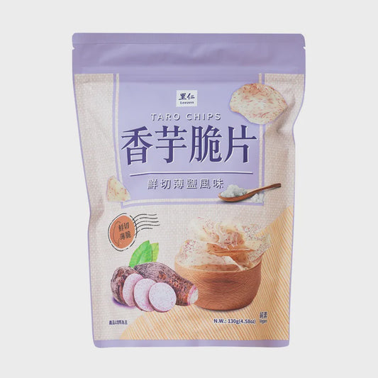 #6377 香芋脆片 Taro Chips -Salty Flavor (里仁) 130g, 12/cs