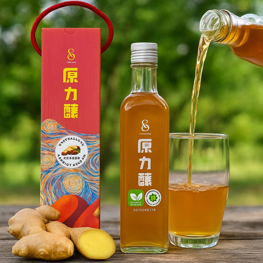 #6521	原力釀有機老薑酵醋	organic ginger Vinegar (心靈世界) 500ml, 12/cs