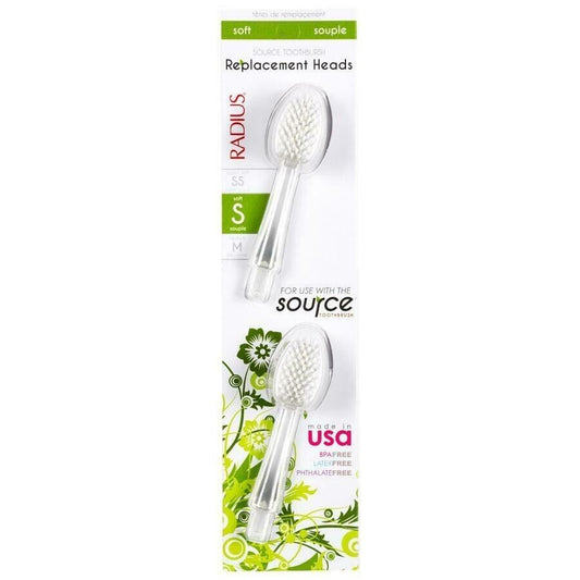 #4827 軟毛更換式牙刷頭 Replacement Head Soft-2pk (radius), 6/cs