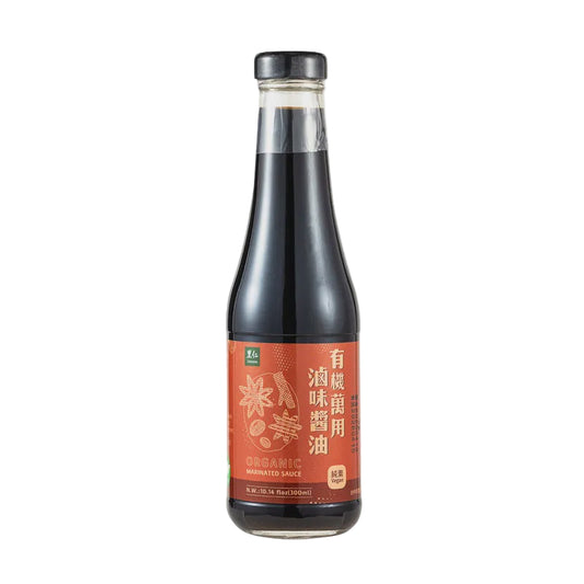 #6527	有機萬用滷味醬油 Organic Marinated Sauce (里仁) 300ml, 12/cs
