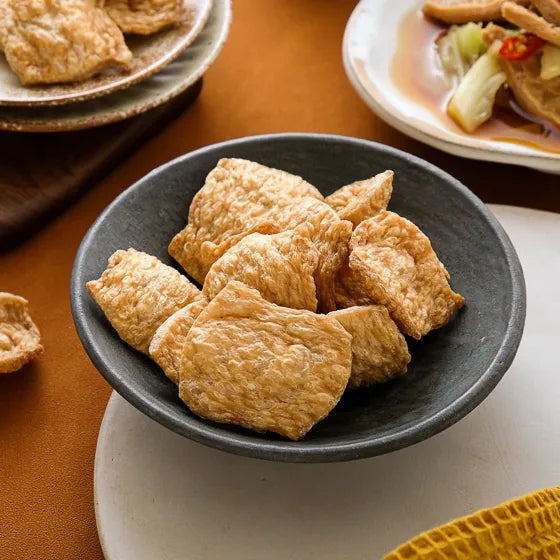 #1627 弘陽-素豆片 Hung Yang Vege Soy Fiber Slices (里仁) 300 g, 12/cs