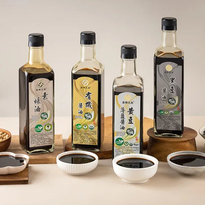 #1514 有機黃豆薄鹽醬油 Organic Low Salt Soybean Soy Sauce (里仁) 500 ml
