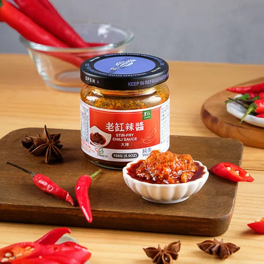 #2503 老缸辣醬 Stir-Fry Chili Sauce (里仁) 155 g, 12/cs